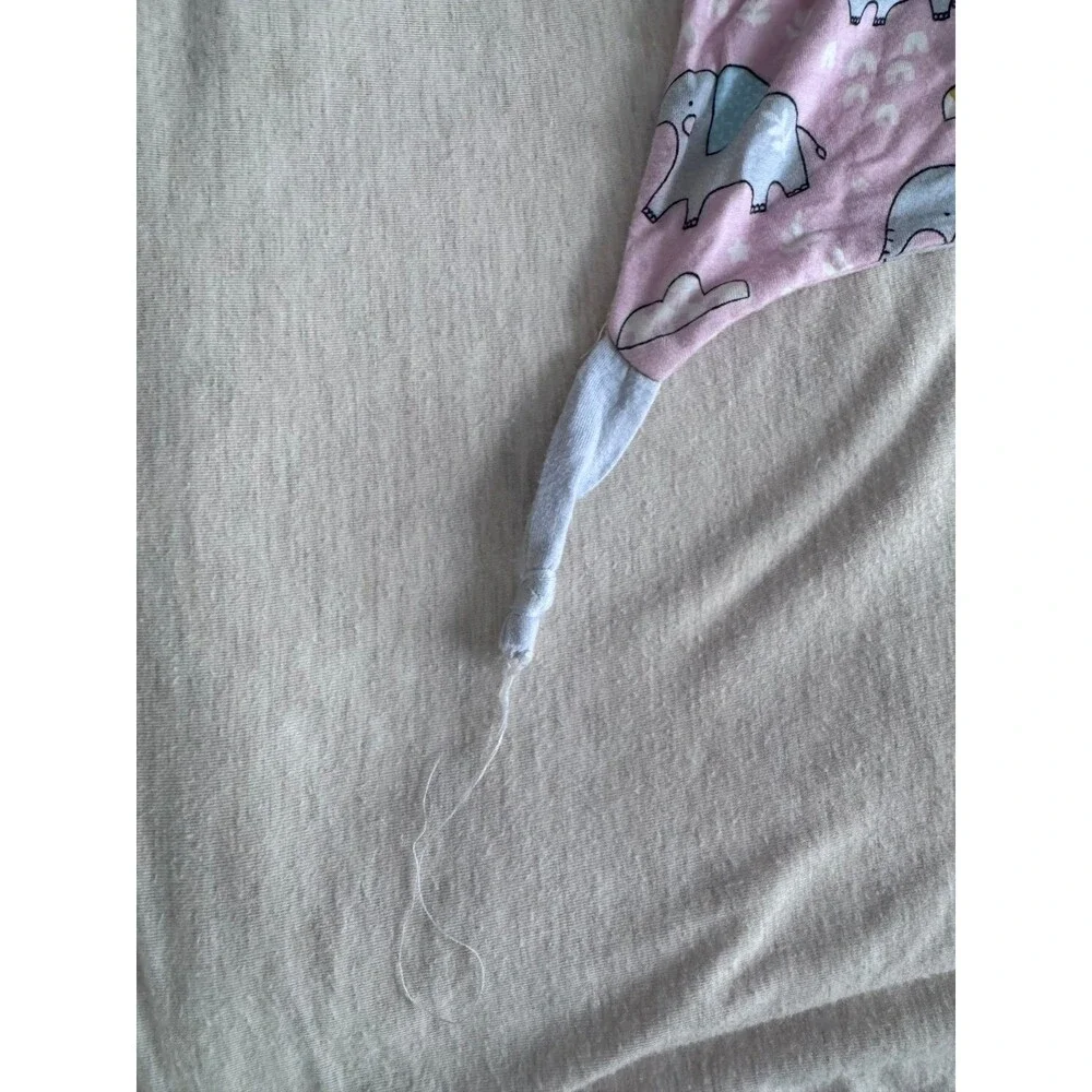 Little Sleepies pink elephant lovey